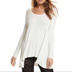 ~HP~ Free People January Long Sleeve Ribbed Oversized Long Sleeve Tunic Tee
